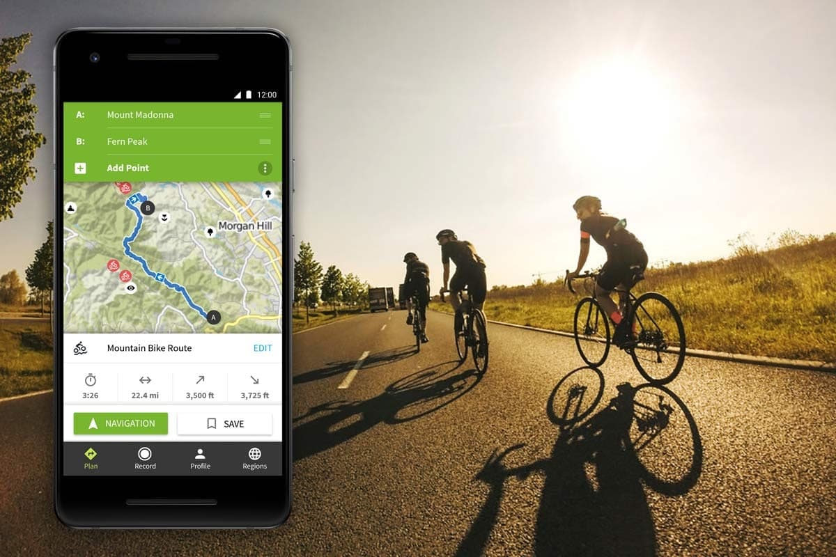 مسیریابی دوچرخه با گوگل مپ