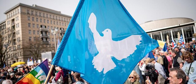 هزاران نفر در برلین در حمایت از مذاکرات صلح اوکراین به خیابان‌ها آمدند