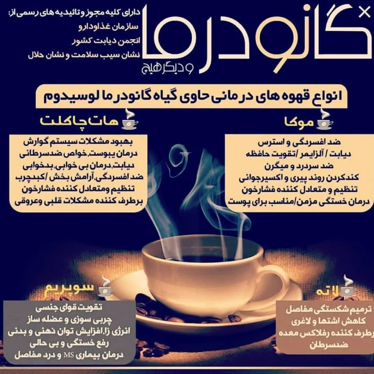 خواص درمانی قهوه گانودرما سوپریم